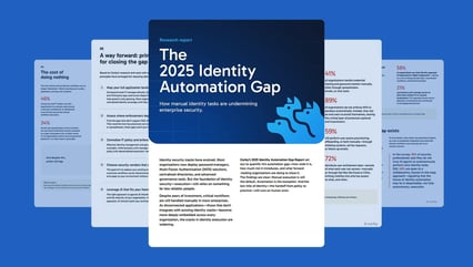 The 2025 Identity Automation Gap Report