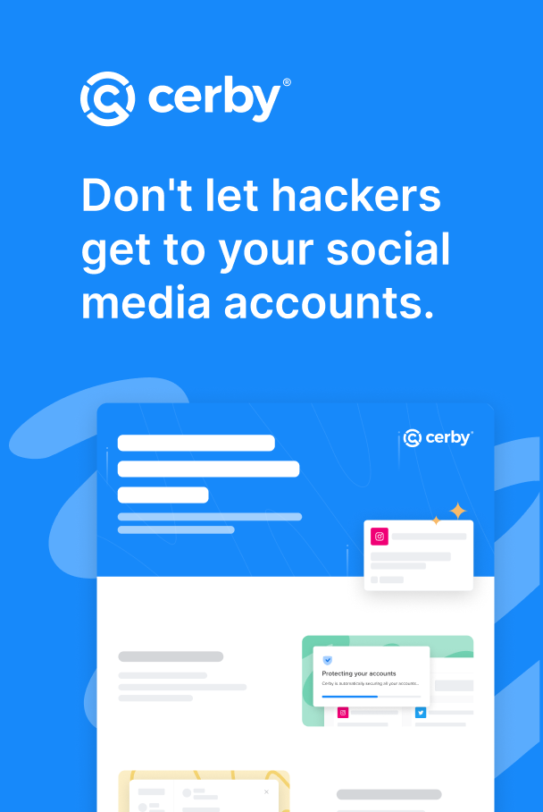 Security landing page