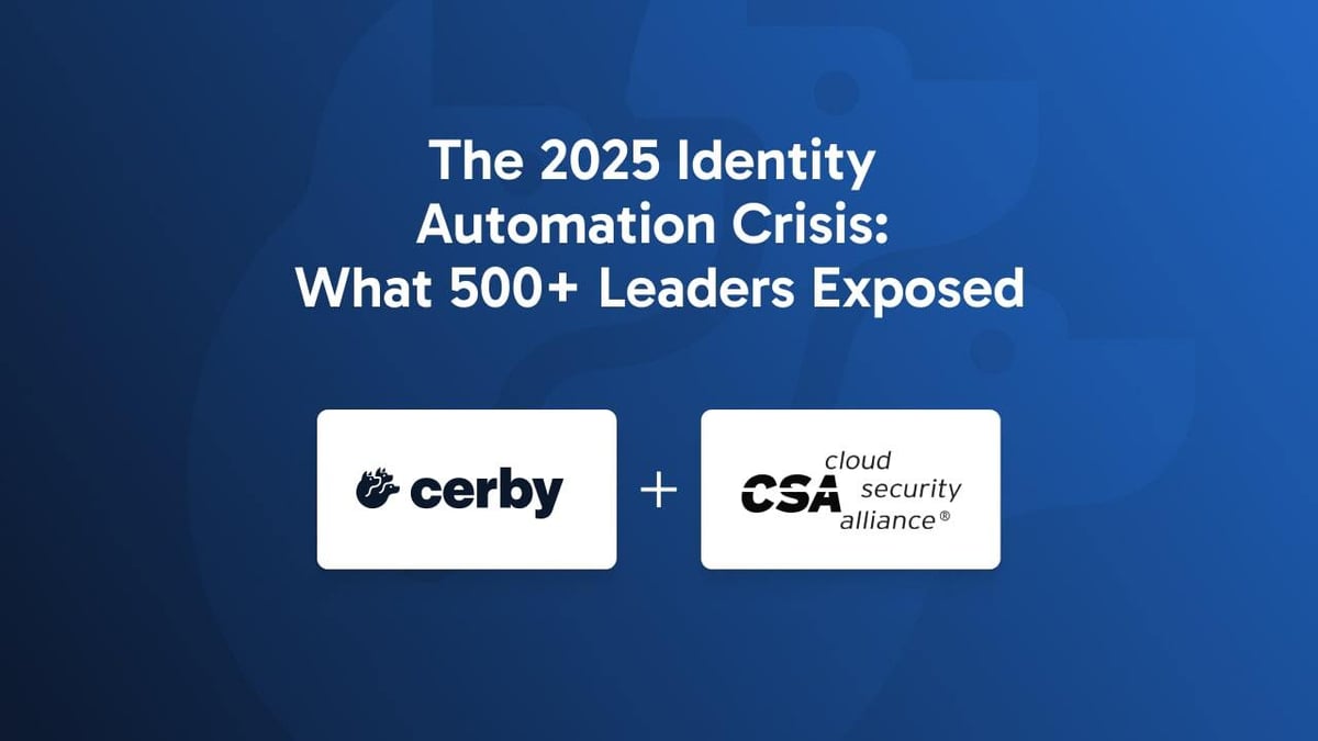 The 2025 Identity Automation Crisis: What 500+ Leaders Exposed
