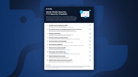 Social Media Security: IT & Security Checklist