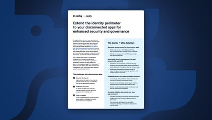 Cerby and Okta Solution Brief