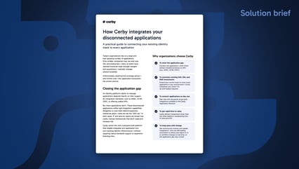 Cerby Identity Lifecycle Management