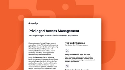 Privileged Access Management