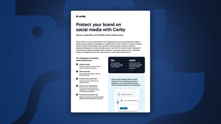 Protect Your Brand on Social Media with Cerby
