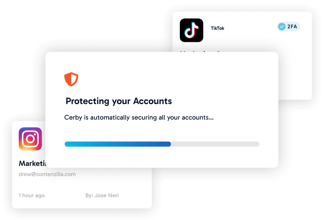 cerby protecting your account banner