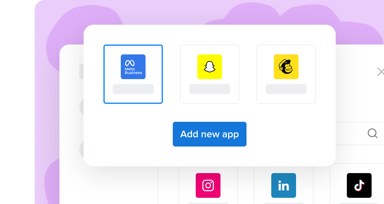 Include any app