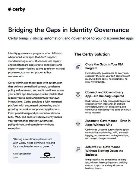 Extend Your IGA to Every App