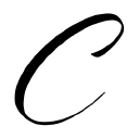 Cursive logo